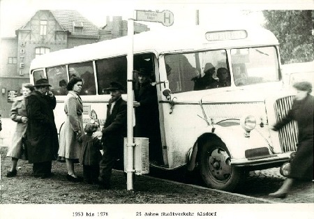 1953 bis 1978  -  25 Jahre Stadtverkehr Alsdorf