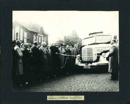 Eröffnung Stadtverkehr Alsdorf 1953